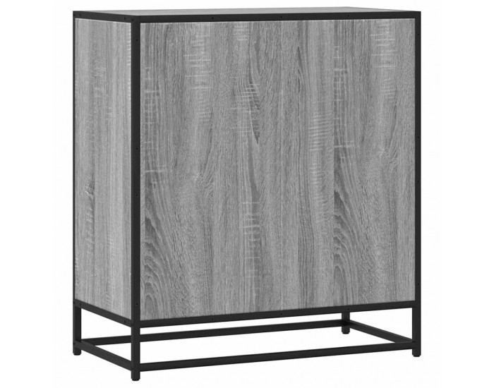 Sonata H Шкаф Grey Sonoma 68x35x76 cm Изработена дървесина и метал