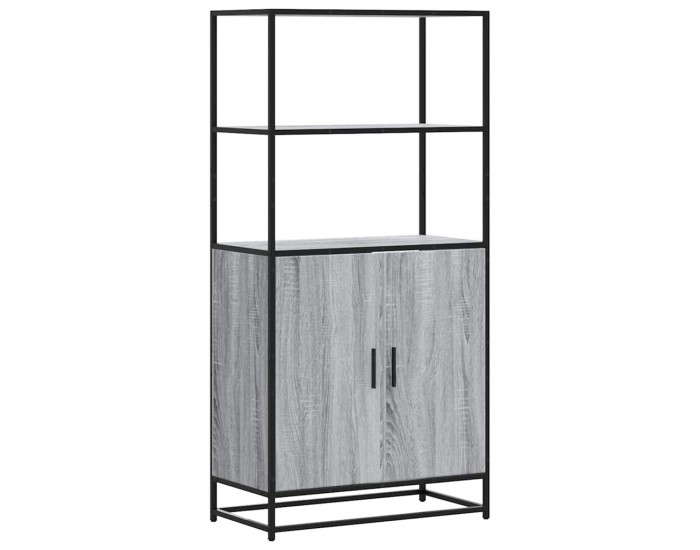 Sonata H Висока дъска Grey Sonoma 68x35x139 cm Обработено дърво и метал Sonata H Висока дъска Grey Sonoma 68x35x139 cm Обработено дърво и метал