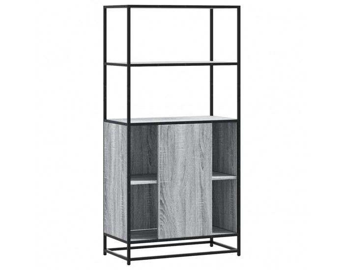 Sonata H Висока дъска Grey Sonoma 68x35x139 cm Обработено дърво и метал Sonata H Висока дъска Grey Sonoma 68x35x139 cm Обработено дърво и метал