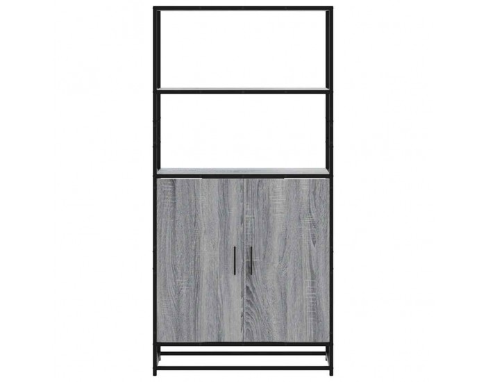 Sonata H Висока дъска Grey Sonoma 68x35x139 cm Обработено дърво и метал Sonata H Висока дъска Grey Sonoma 68x35x139 cm Обработено дърво и метал