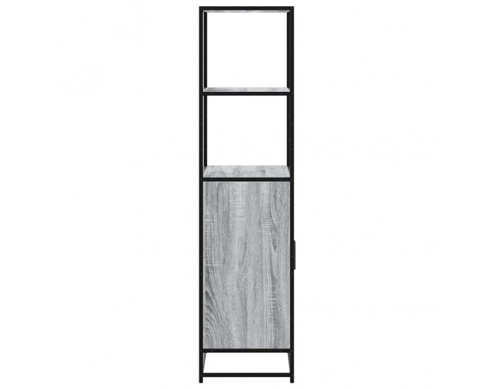 Sonata H Висока дъска Grey Sonoma 68x35x139 cm Обработено дърво и метал Sonata H Висока дъска Grey Sonoma 68x35x139 cm Обработено дърво и метал
