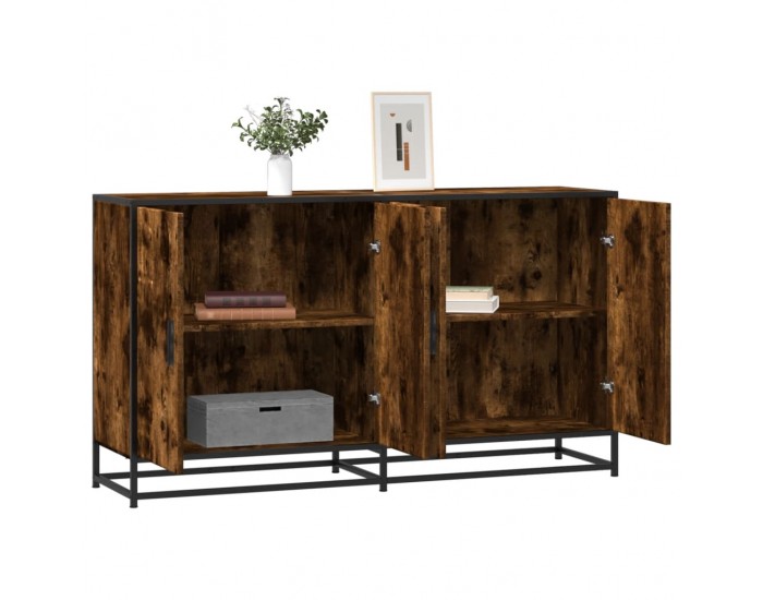 Sonata H Бюфет опушен дъб 134x35x76 см инженерно дърво Sonata H Бюфет опушен дъб 134x35x76 см инженерно дърво