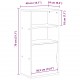 Sonata H Страничен шкаф ODDA 40x24x79 cm масивна дървесина бор Sonata H Страничен шкаф ODDA 40x24x79 cm масивна дървесина бор
