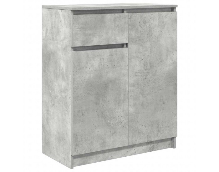 Sonata H Бюфет с чекмеджета, бетонно сив, 71x35x84 см, инженерно дърво