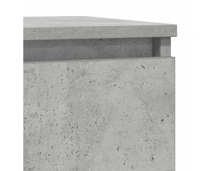 Sonata H Бюфет с чекмеджета, бетонно сив, 71x35x84 см, инженерно дърво