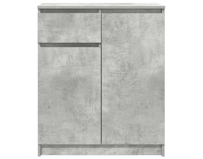 Sonata H Бюфет с чекмеджета, бетонно сив, 71x35x84 см, инженерно дърво