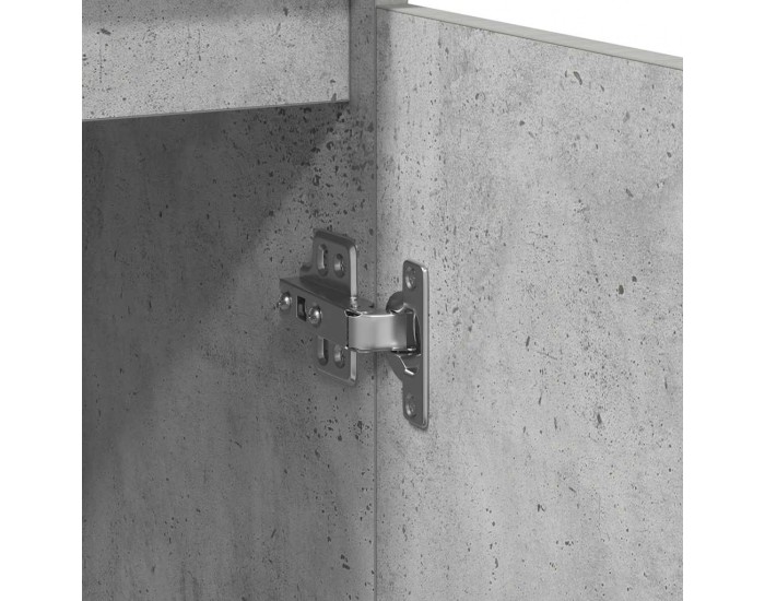 Sonata H Бюфет с чекмеджета, бетонно сив, 71x35x84 см, инженерно дърво