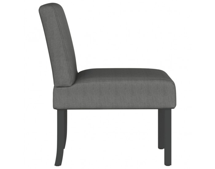 Sonata H Тапициран стол, тъмносив, текстил