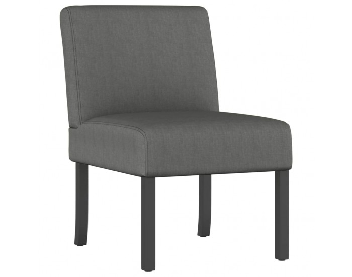 Sonata H Тапициран стол, тъмносив, текстил