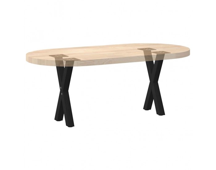 Sonata H Крака за масичка за кафе с форма на X 2 бр. черни 28x(42-43) cm Sonata H Крака за масичка за кафе с форма на X 2 бр. черни 28x(42-43) cm