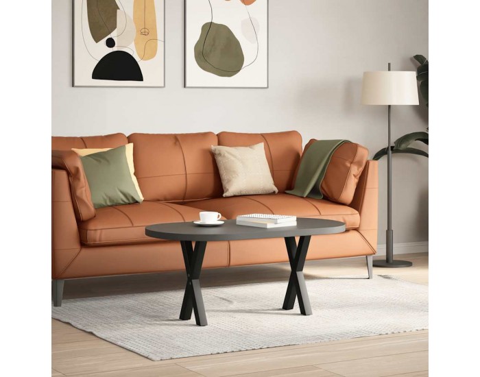 Sonata H Крака за масичка за кафе с форма на X 2 бр. черни 28x(42-43) cm Sonata H Крака за масичка за кафе с форма на X 2 бр. черни 28x(42-43) cm