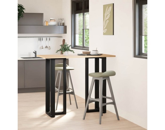 Sonata H Крака за бар маса с форма на тройка 2 бр. черни стомана