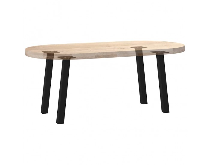 Sonata H Крака за масичка за кафе 4 бр черни 30 см стомана