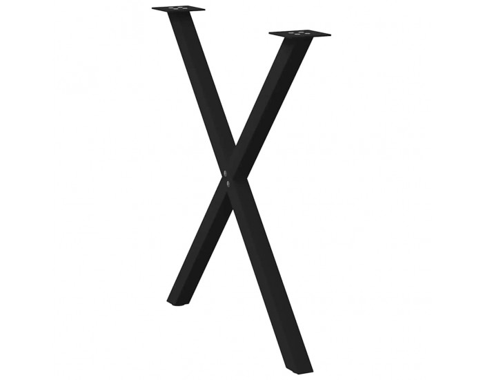 Sonata H Крака за трапезна маса с X-образна 2 бр 80x(72-73) см стомана
