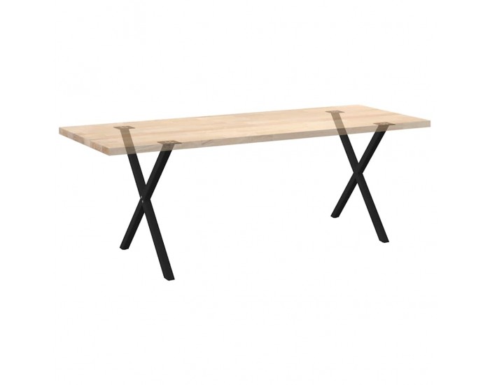 Sonata H Крака за трапезна маса с X-образна 2 бр 80x(72-73) см стомана