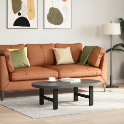 Sonata H Крака за масичка за кафе черни 2 бр. 50x(30-31) см стомана - Маси