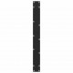 Sonata H Крака за трапезна маса черни 2 бр. 80x(72-73) cm стомана
