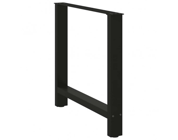 Sonata H Крака за трапезна маса черни 2 бр. 80x(72-73) cm стомана