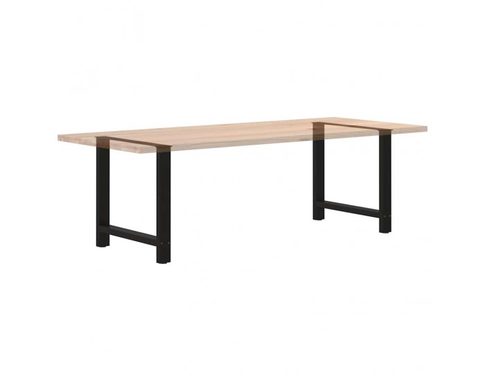 Sonata H Крака за трапезна маса черни 2 бр. 80x(72-73) cm стомана