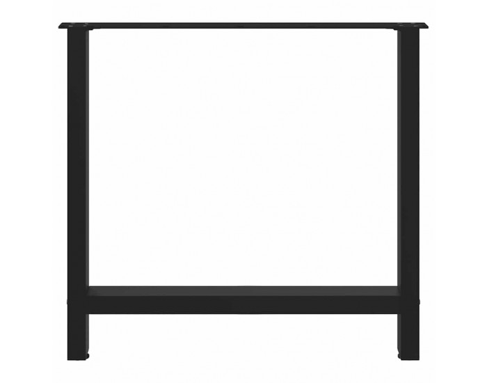 Sonata H Крака за трапезна маса черни 2 бр. 80x(72-73) cm стомана