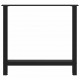 Sonata H Крака за трапезна маса черни 2 бр. 80x(72-73) cm стомана