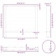 Sonata H Крака за трапезна маса черни 2 бр. 80x(72-73) cm стомана