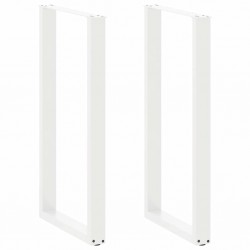 Sonata H Крака за холна маса U-образна 2 бр бели 60x(110-111)см стомана - Части за Маси