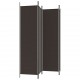 Sonata H Параван за стая, 4 панела, кафяв, 200x200 см, плат