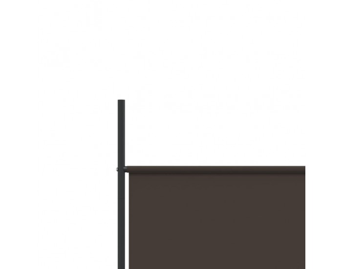 Sonata H Параван за стая, 4 панела, кафяв, 200x200 см, плат