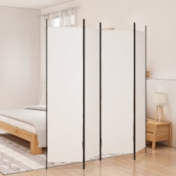 Sonata H Параван за стая, 4 панела, бял, 200x200 см, текстил - Електроуреди и Аксесоари за Всекидневната