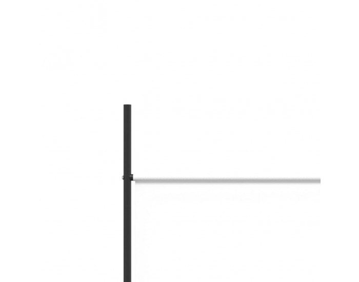 Sonata H Параван за стая, 4 панела, бял, 200x200 см, текстил