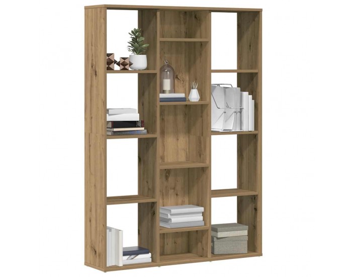 Sonata H Разделител за стая/кабинет за книги Artisan Oak 100x24x140 cm