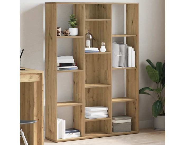 Sonata H Разделител за стая/кабинет за книги Artisan Oak 100x24x140 cm
