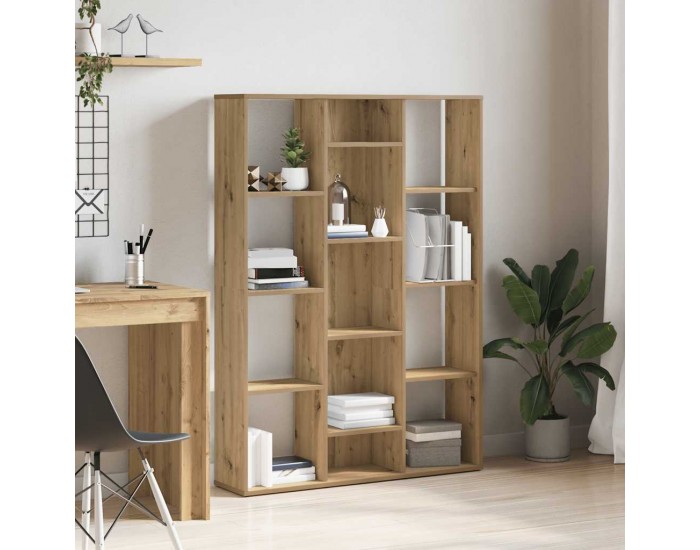 Sonata H Разделител за стая/кабинет за книги Artisan Oak 100x24x140 cm