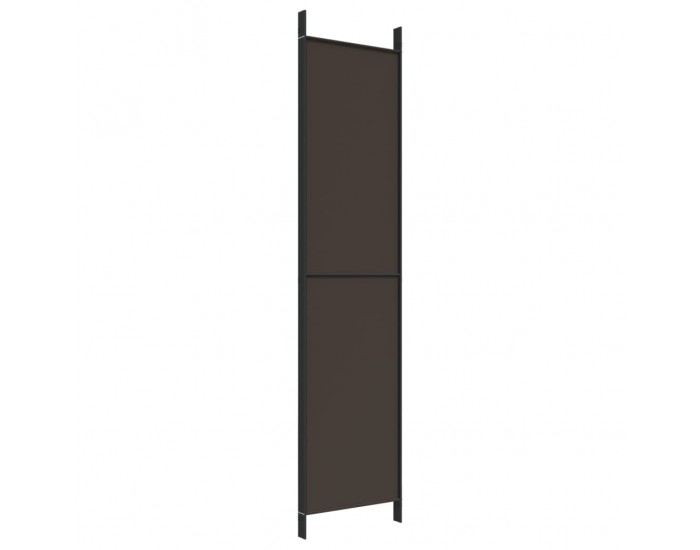Sonata H Параван за стая, 4 панела, кафяв, 200x220 cм, плат