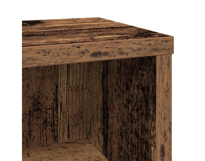 Sonata H Шкаф за CD Старо дърво 21x20x88 cm Инженерна дървесина