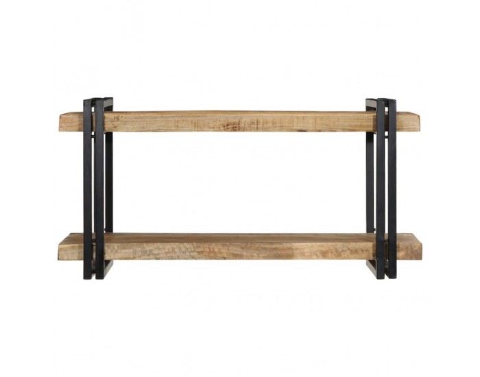 Sonata H Стенен рафт 90x33x45 cm Масивна груба дървесина Манго
