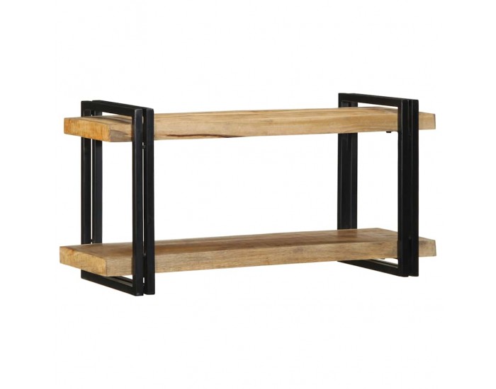 Sonata H Стенен рафт 90x33x45 cm Масивна груба дървесина Манго