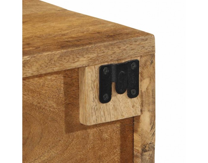 Sonata H Стенен шкаф за телевизор Масивна груба дървесина Манго