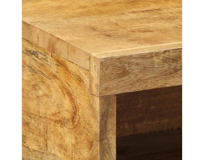 Sonata H Стенен шкаф за телевизор Масивна груба дървесина Манго