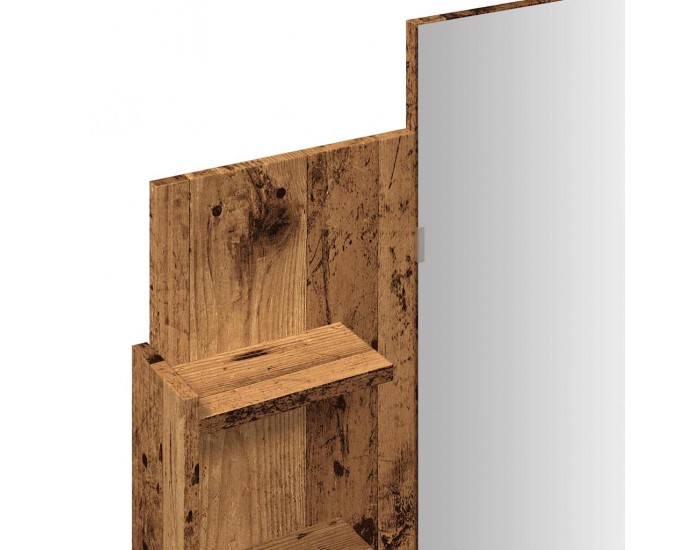 Sonata H Тоалетка с огледало от старо дърво 96x39x142 cm