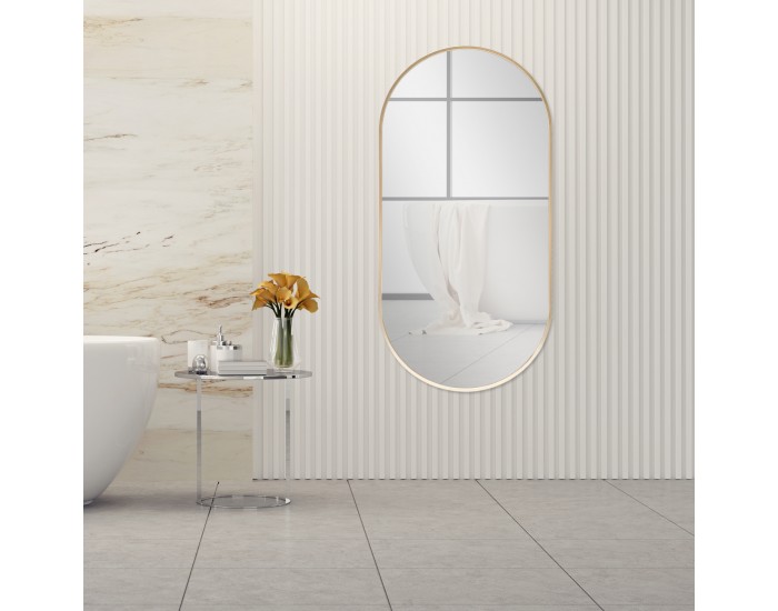 Стенно огледало Corato 40x80см злато []