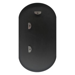 Стенно огледало Corato 40x80см черно [] - Огледала