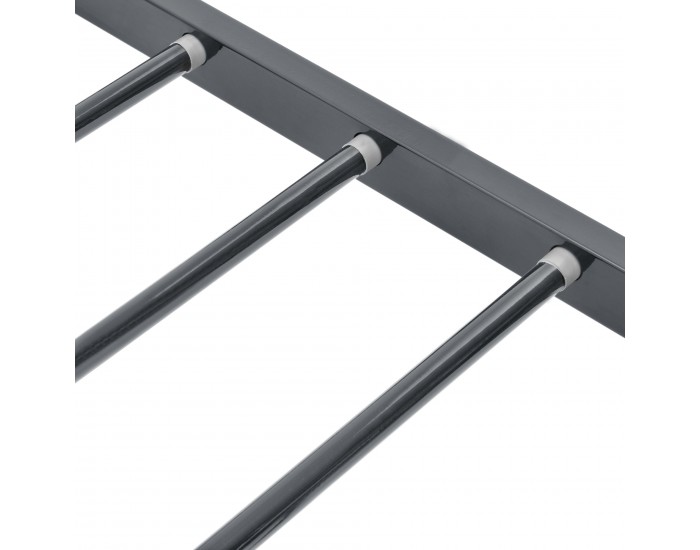 Метално легло Лаос 120х200 см тъмно сиво