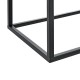 Тапицирана пейка Salta метал 120 x 40 x 38 см сива []