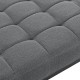 Тапицирана пейка Salta метал 120 x 40 x 38 см сива []