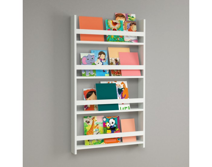 Детски рафт Sotenäs 120x74x10cm бял []