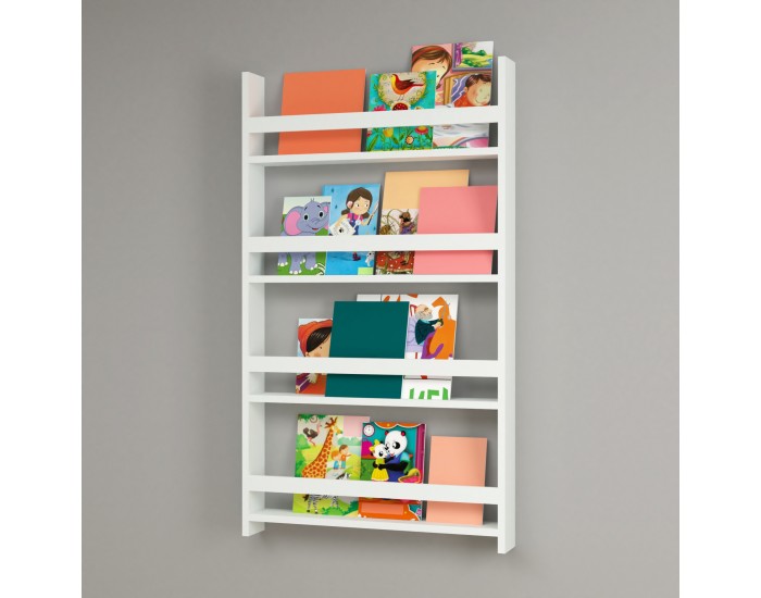 Детски рафт Sotenäs 120x74x10cm бял []