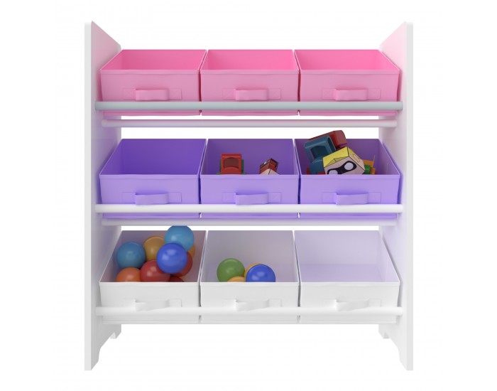 Детска етажерка Boiro мотив еднорог бяло/розово/лилаво []