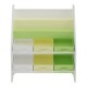 Детска етажерка Ponteceso динозавър мотив бяло/зелено/жълто []